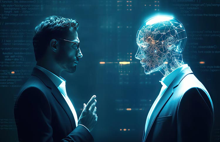 Illustration for Human AI Collaboration
