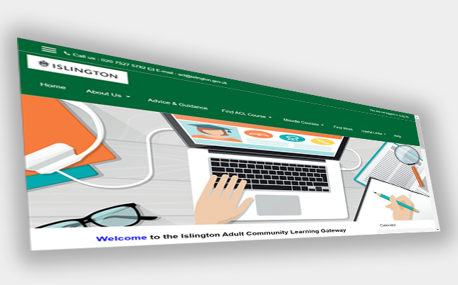 Islington Moodle Screenshot